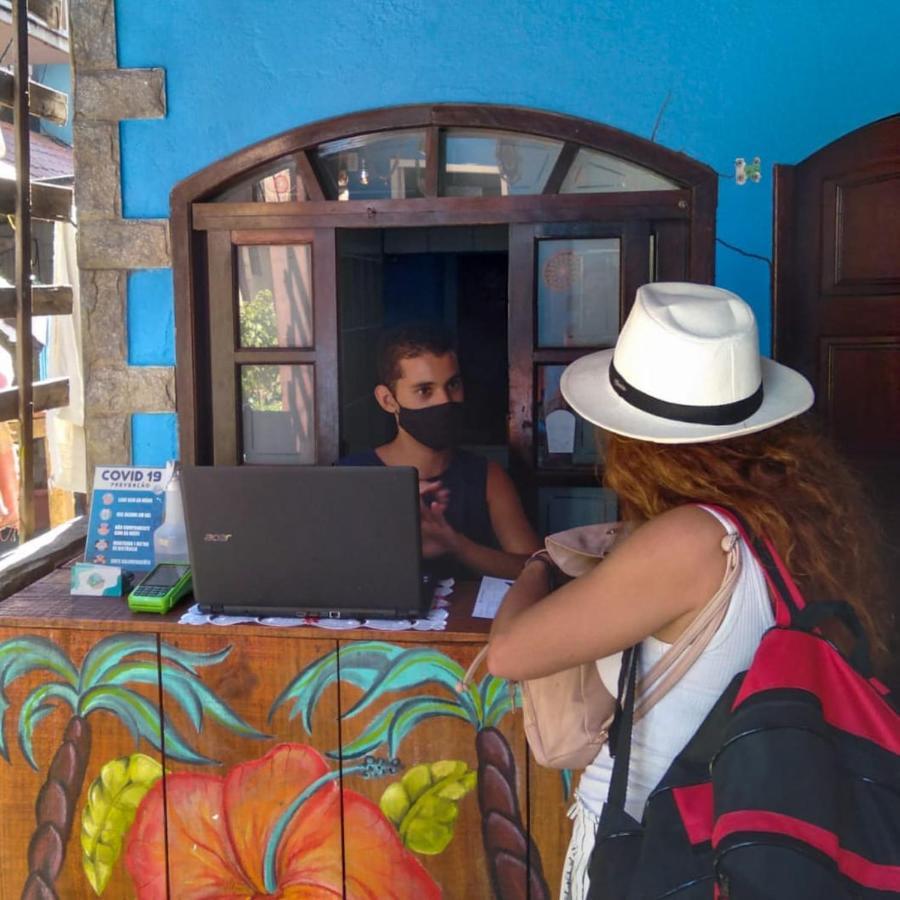 Hostel E Pousada Blue Lagoon Vila do Abraao Екстер'єр фото